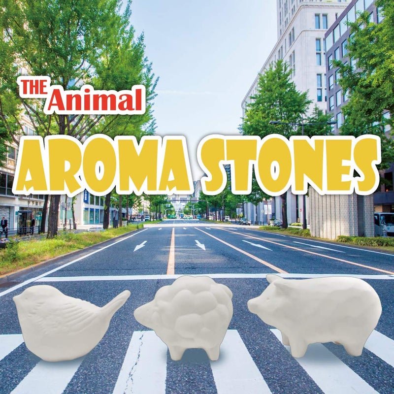 Terra Distribution Aroma Ceramic Stone Diffuser [Made in Japan] Aromatherapy Passive Essential Oil Diffuser, Non-Electric Eco-Friendly, Unique, Cute, Animal, Design for Women, Men, and Gifts (3pcs Set) - Image 2